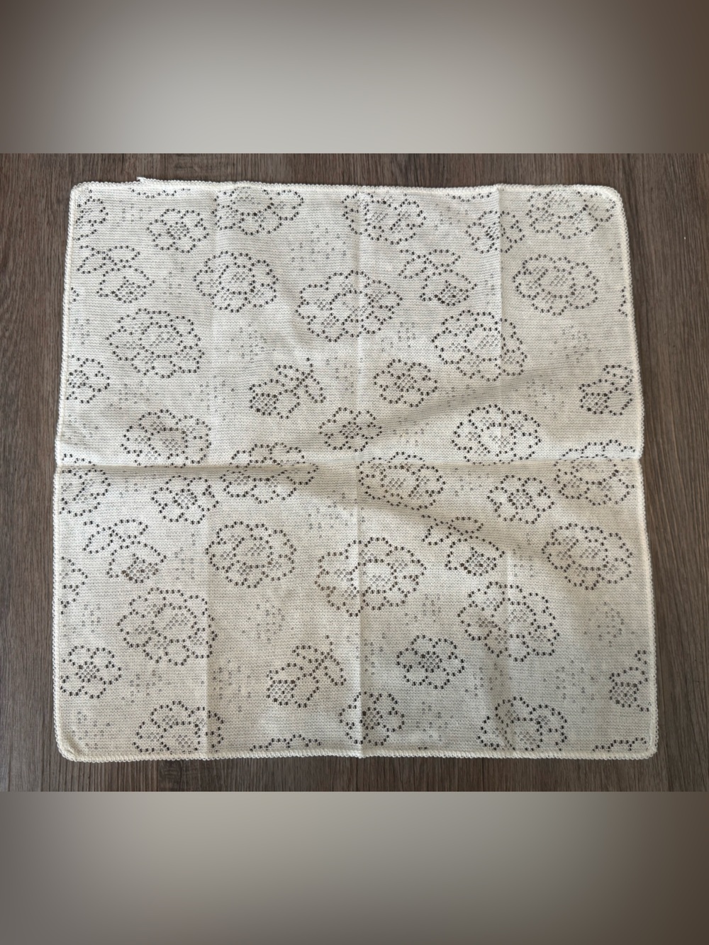 5 Vintage Handmade Lace Napkins Set of 5